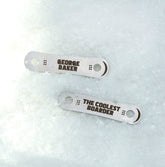Oakdene Designs Keepsakes & Tokens Personalised Snowboarding Metal Shoe Tags